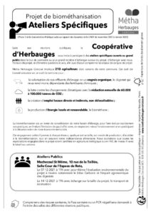 Courrier Information Ateliers Spécifiques V1